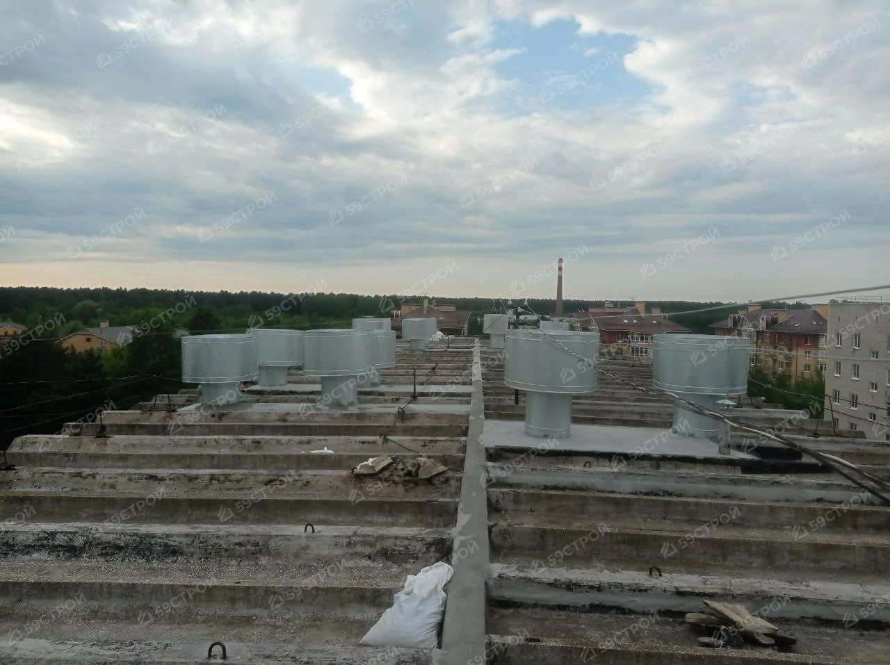 Объект ремонта кровли